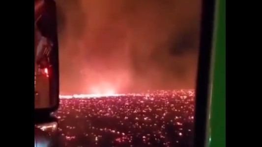 Video: captan un tornado de fuego en los incendios de California