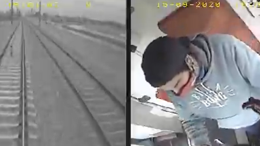 Así frenó el motorman del Tren Roca para evitar atropellar al nene en las vías