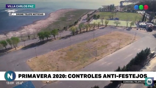 Extreman controles en Carlos Paz para evitar reuniones de estudiantes