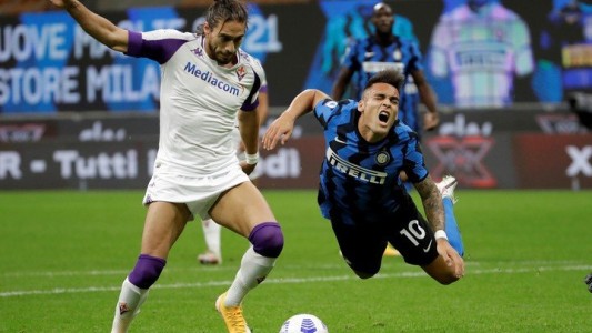Con una obra de arte de Lautaro, Inter venció a Fiorentina en el comienzo de la Serie A