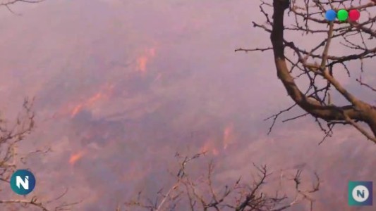 Incendios en Córdoba: evacuados en Chacay y Las Albahacas