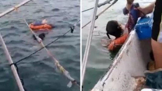 Encontraron a la deriva a una mujer en medio del mar en Colombia