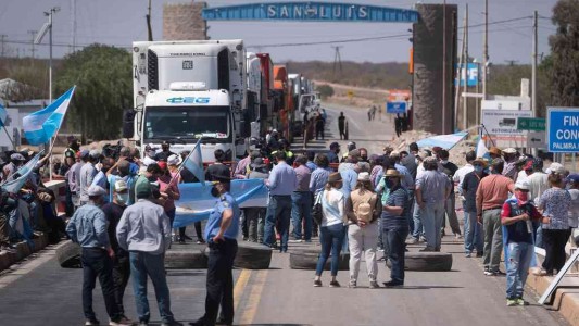 Orden judicial obliga a liberar el tránsito en ruta internacional y acceso a San Luis