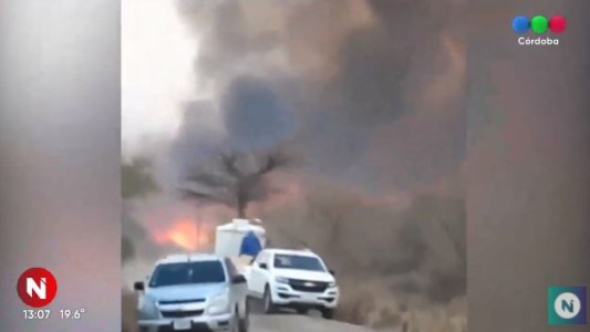 Cruz de Caña: desesperados y acorralados por el fuego vecinos huyeron de la zona
