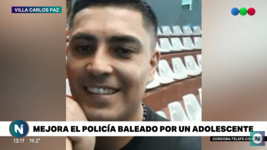 Córdoba: mejora la condición del policía baleado por un menor en un control