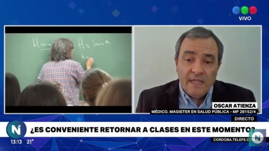 "Sería un error volver a clases en este momento"