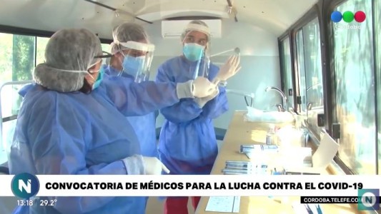La provincia convoca a profesionales para combatir el COVID 19 en Córdoba