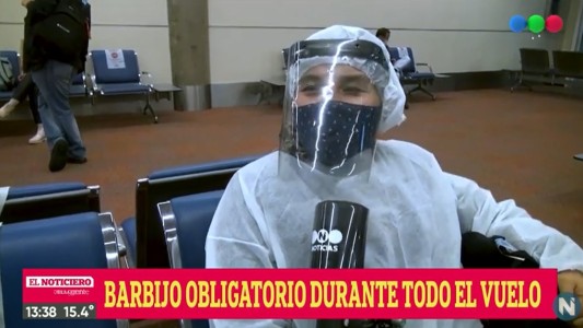 Con nuevo protocolo: así fue el primer vuelo autorizado a Jujuy