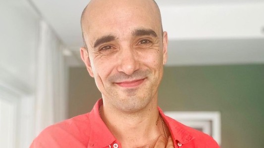 La primera foto de Agustín, el hijo de Abel Pintos a segundos de nacer