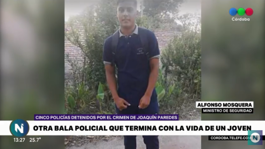 Paso Viejo: Dos policías más en situación pasiva por el crimen de Joaquín Paredes