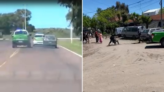 Video: cinematográfica persecución a un automovilista que escapó de un control