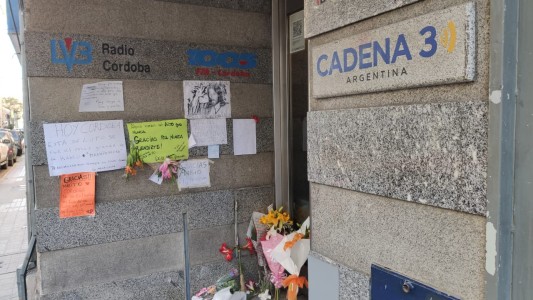 FOTOS: el adiós a Mario Pereyra en las puertas de Cadena 3