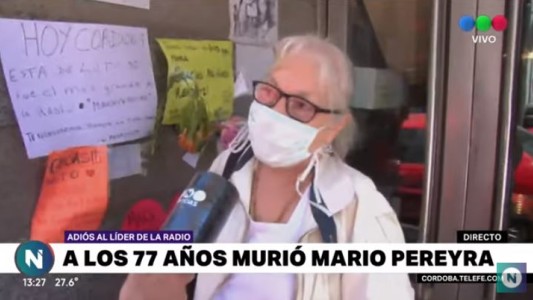 En la puerta de Cadena 3, los oyentes despidieron a Mario Pereyra