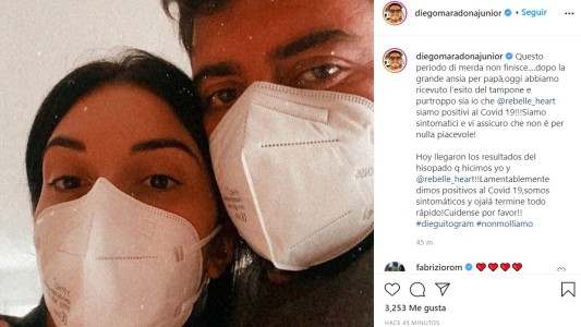 Diego Maradona Junior posterga su viaje a la Argentina tras dar positivo en coronavirus