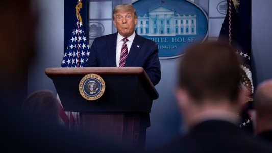 Trump fue retirado del aire de los principales medios de EE.UU. por hacer declaraciones falsas