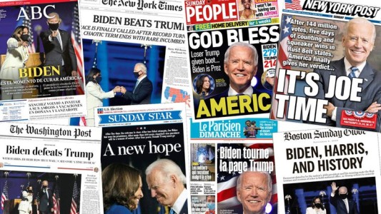 "Es tiempo de Joe": así cubrieron los medios el triunfo de Biden