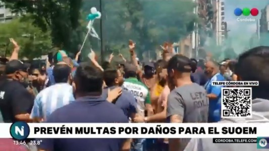 Multas de hasta $500.000 por daño para el SUOEM