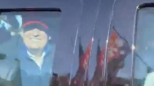 A una semana de la elección, hubo marchas en EE.UU. y Trump "pasó a saludar"