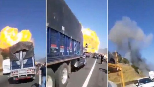 Video: explosión de un camión cisterna de gas deja al menos 6 muertos en México