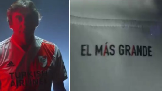 "La banda eterna": River presentó su nueva camiseta