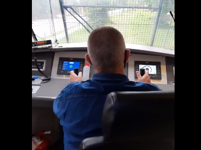 Videos: volvió el Tren de las Sierras para pasajeros esenciales y es el único transporte público interurbano