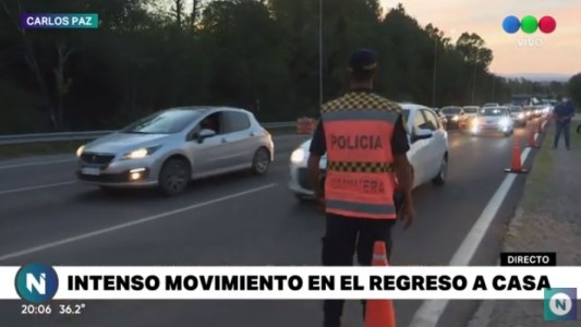 Fin de semana largo: el regreso a casa con rutas cargadas