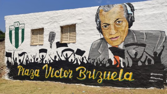 Víctor Brizuela, inmortalizado en barrio Bella Vista