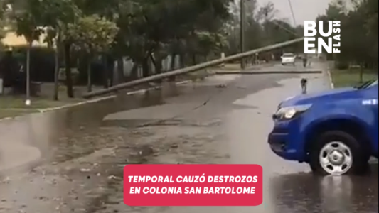 #BuenFlash de miércoles: fuerte temporal en Colonia San Bartolomé, el Sheraton se va de Córdoba y otros temas del día