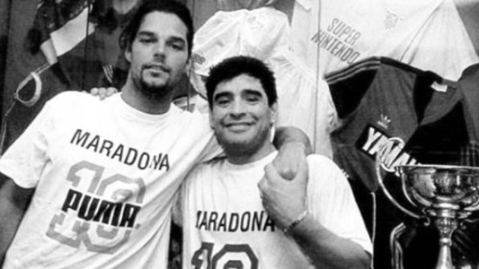 Las palabras de Ricky Martin por la muerte de Diego Maradona