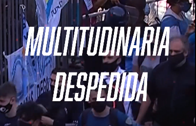 TFN Córdoba: Multitudinaria despedida a Diego Maradona