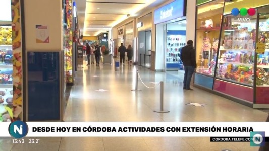 Desde este lunes rige la extensión horaria en algunas actividades
