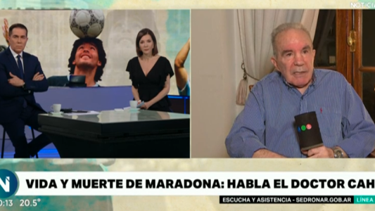 Vida y muerte de Maradona: habla el doctor Cahe