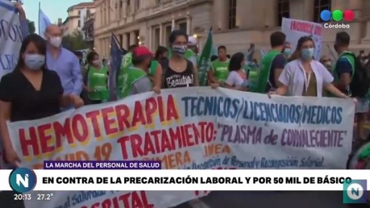 Médicos reclamaron por mejoras salariales y en contra de la precarización laboral