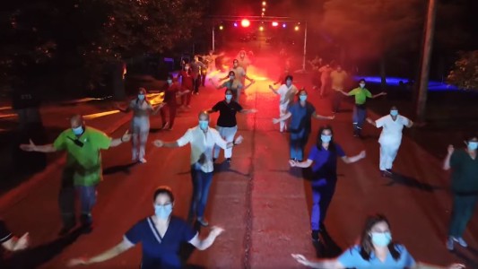El emotivo video de los trabajadores de un hospital bonaerense al ritmo de “Jerusalema”