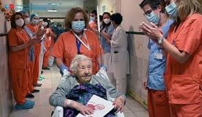 Una española de 104 años logró recuperarse del coronavirus