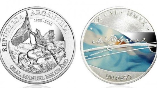 Emiten moneda conmemorativa por Manuel Belgrano