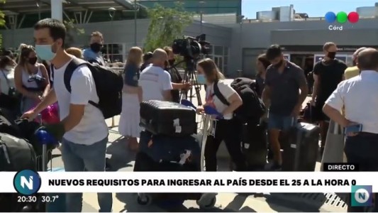 Cuáles son los nuevos requisitos para ingresar al país desde el 25 de diciembre