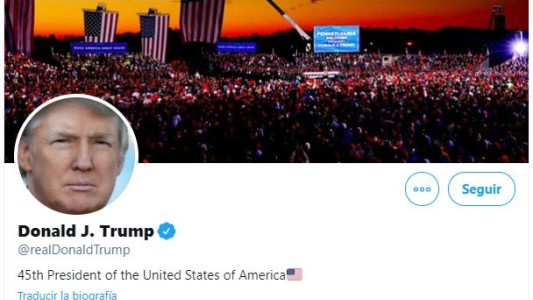 Twitter bloqueó la cuenta de Donald Trump y amenazó con una suspensión permanente