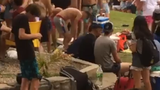 Vuelve a descontrolarse un balneario de Santa Rosa por segundo día consecutivo