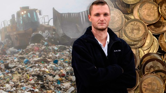 Ofrece recompensa por disco duro con USD 285 millones en bitcoins tirado por accidente