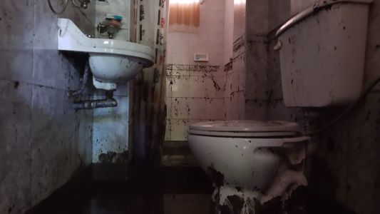 Huerta Grande después del diluvio que se llevó todo