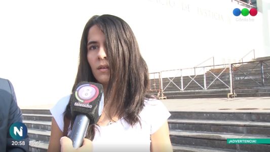 Cecilia Torres Mana, ex pareja de Ángel Cabrera en Telefe Noticias