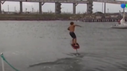 VIDEO: ¿Cómo hacer surf cuando no hay olas en el mar?