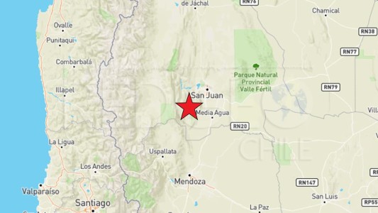 Sismo en San Juan se sintió fuerte en Córdoba