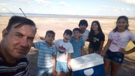 Una familia naufragó y nadó ocho horas en el río Uruguay