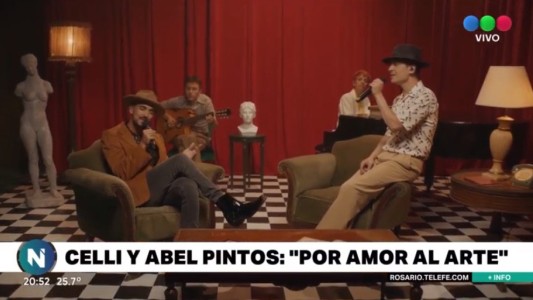 Increíble videoclip estrena Celli junto a Abel Pintos