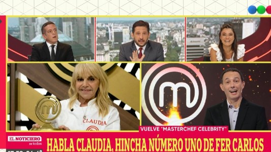 MasterChef Celebrity: los consejos de Claudia Villafañe para Fernando Carlos