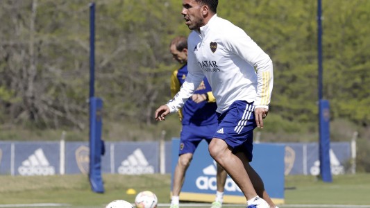 Tevez no se reincorporó a las prácticas de Boca y su presencia ante Sarmiento está en duda