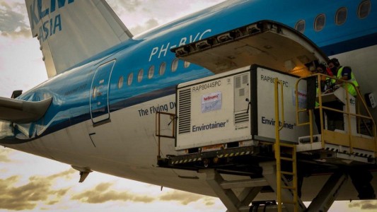 Parte esta tarde un nuevo vuelo a China y el domingo otro a Rusia a buscar más vacunas