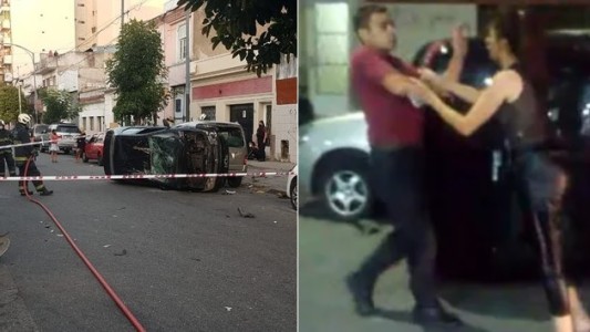 Inhabilitaron la licencia de conducir de una mujer que chocó, volcó y mordió a policías